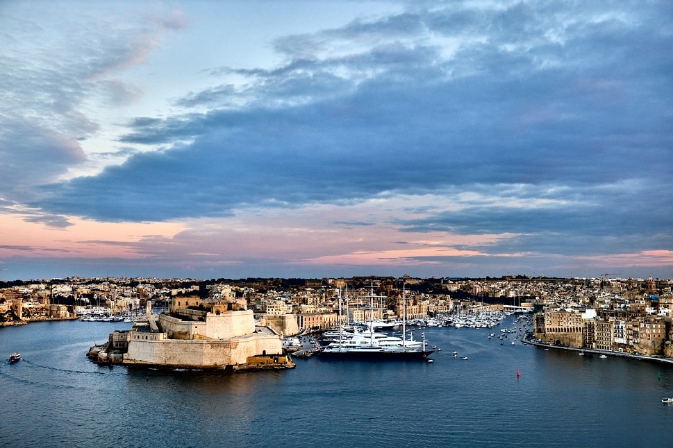 Malta Island in Winter