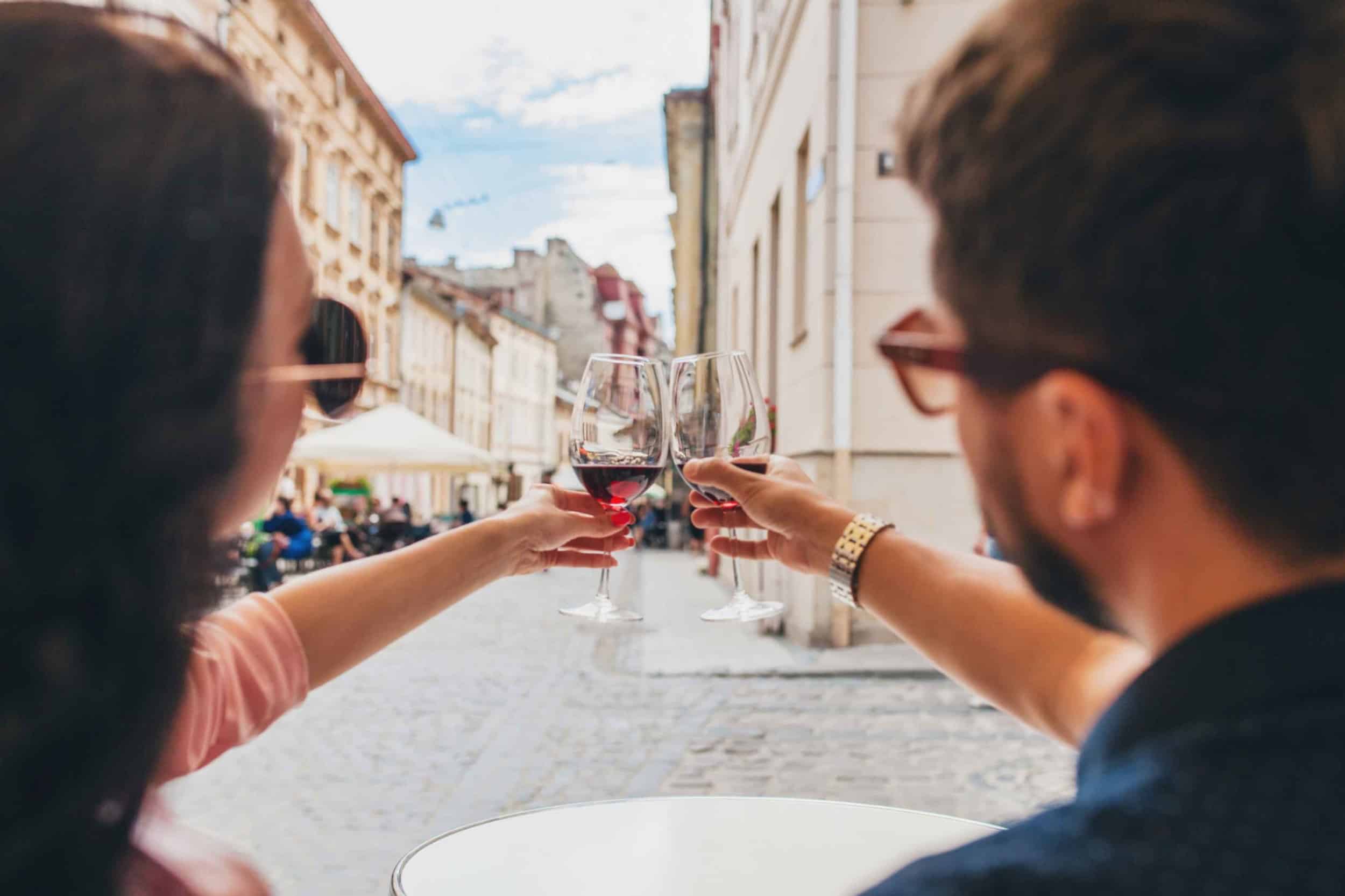 a couple in Malta celebrates valentine's